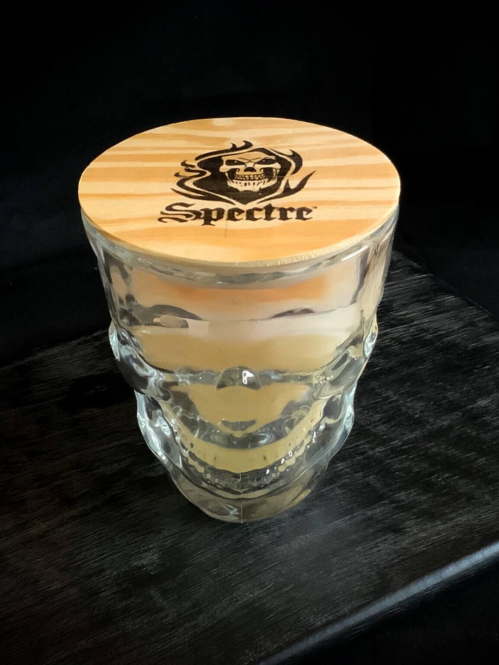 Spectre Candle: Skull Mug Color Changing Candle (Red)